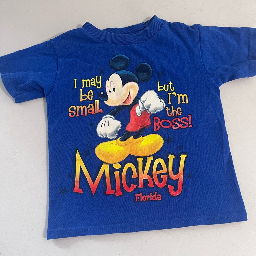 ✨5/$20✨ Disney Mickey Mouse Blue Kids T-Shirt